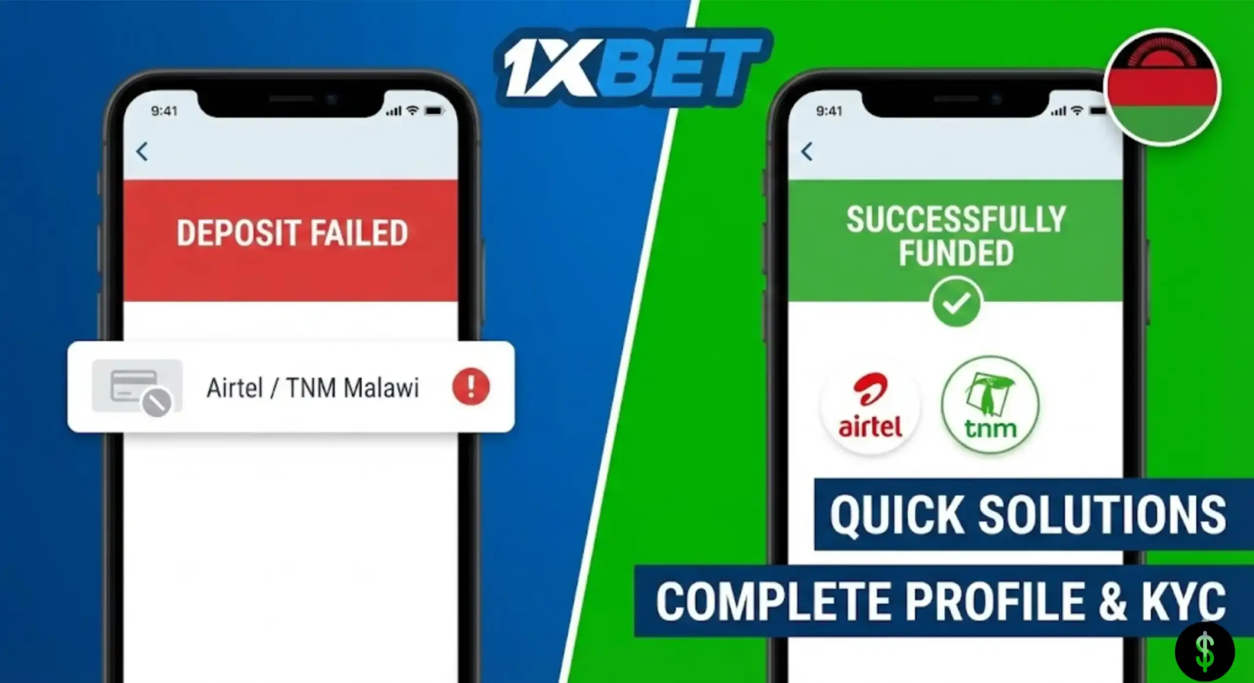 1xBet Deposit Problem in Malawi? How to Fix Failed Payments